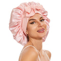 SilkyDreams: Spacious Double-Layered Satin Bonnet